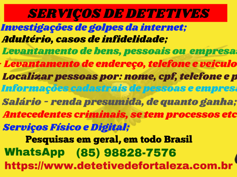 Detetive de Fortaleza Ceara