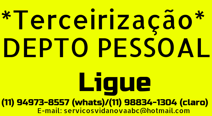 TERCEIRIZAÇÃO DEPTO PESSOAL e FOLHA DE PAGAMENTO para Empresas e Contadores